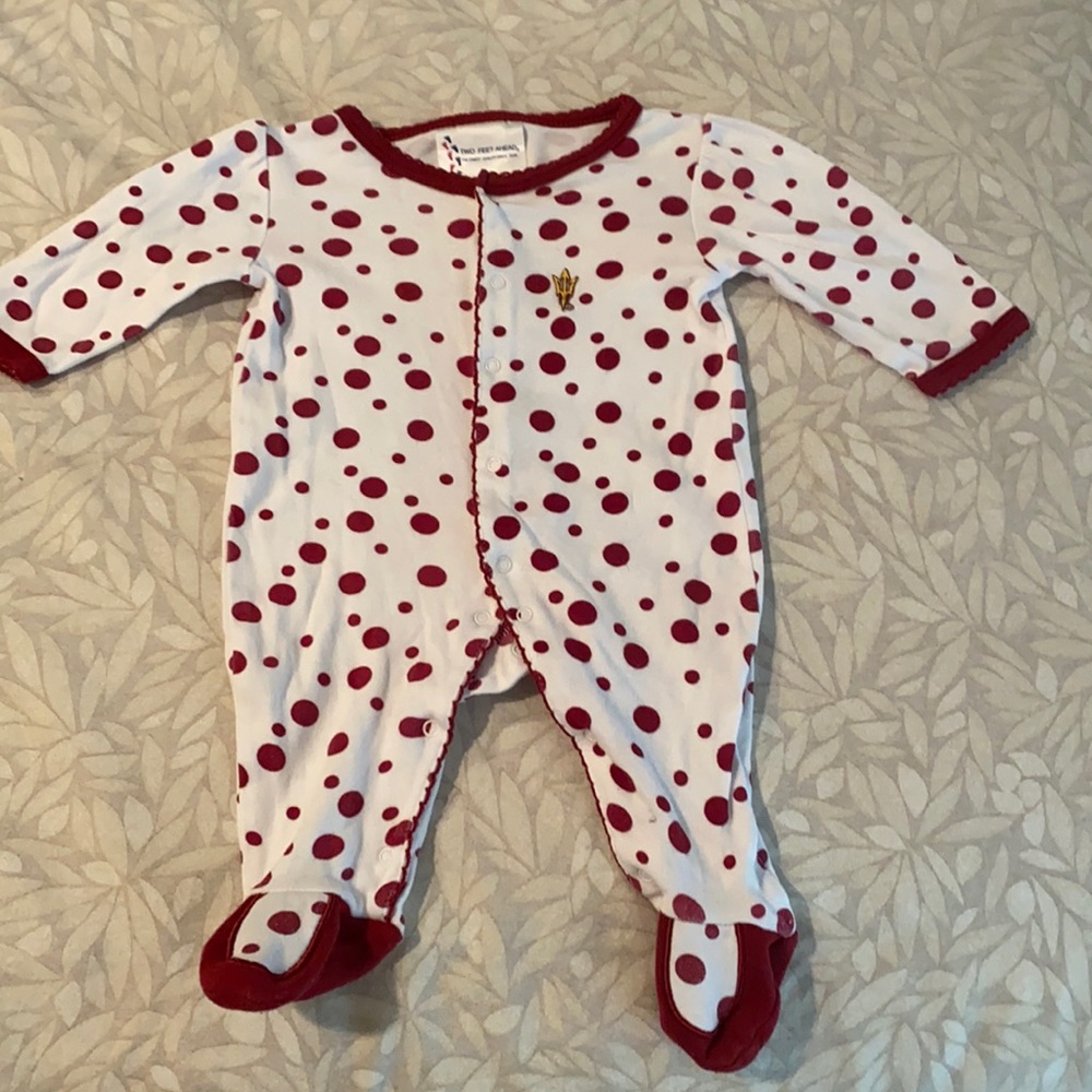 ARIZONA STATE UNIVERSITY ASU baby onesie footie